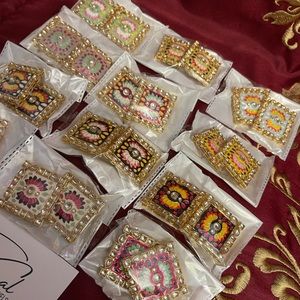 BRAND NEW MEENAKARI STUDS